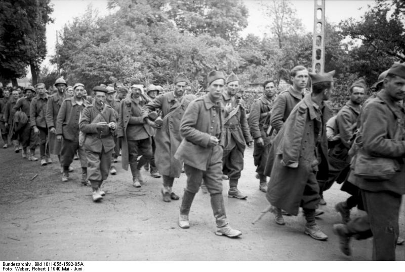 Frankreich, französische Kriegsgefangene
