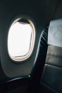 airliner window